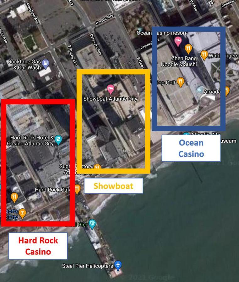 Astonishing Ocean Front Condo Cozysuites At Showboat Atlantic City Extérieur photo